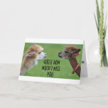 I Miss U Enough To Send You A Million Kisses Now! Holiday Card at Zazzle
