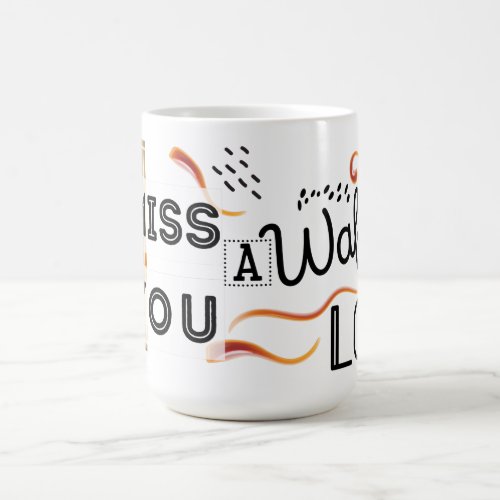 I Miss You a Waffle Lot Funny Pun Coffee Mug