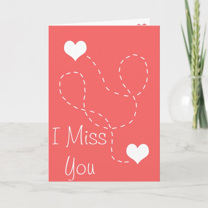 I miss you card | Zazzle.com