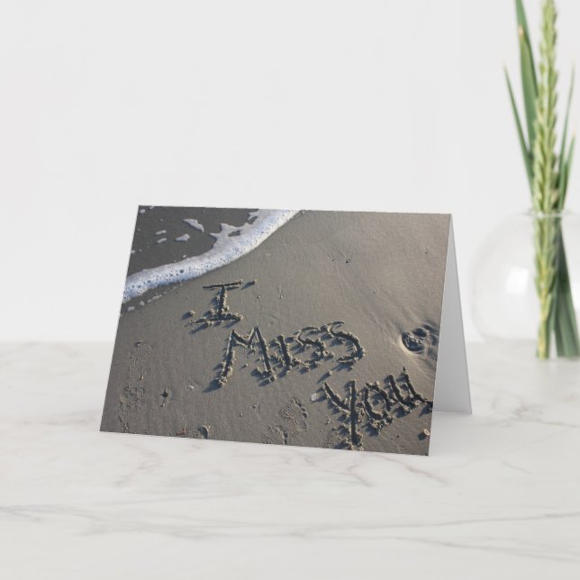 I Miss You Card (Front)
