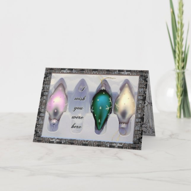 I miss you Christmas Card (Front)