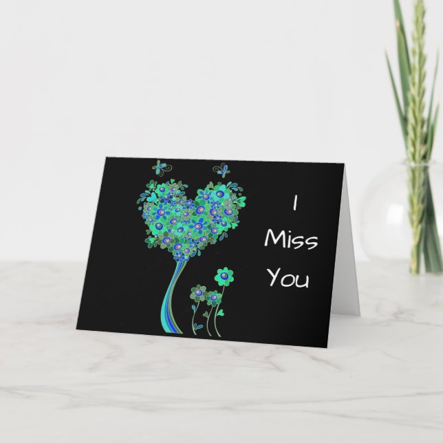 "I MISS YOU" "DO YOU MISS ME" CARD (Front)