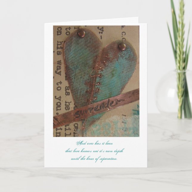 I Miss You Holiday Card (Front)