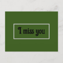 I miss you ldr card