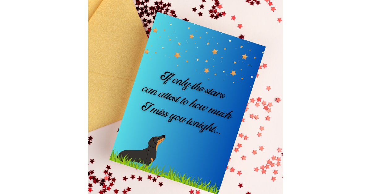 I Miss You Long Distance Relationship Card Zazzle