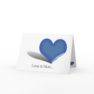 I Miss You ~ Love Is Blue.... Holiday Card