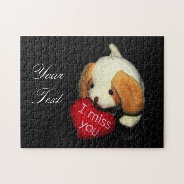 "I Miss You" Photo Puzzle (Horizontal)