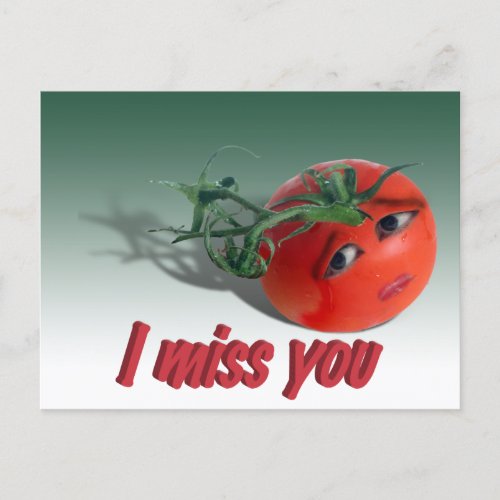 I Miss You Postcard