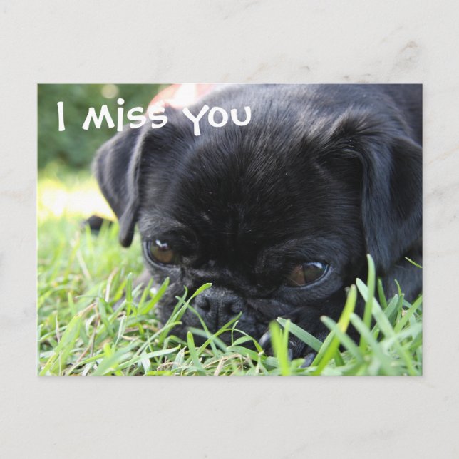 I miss you postcard (Front)
