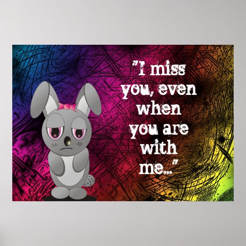 I Miss You Poster