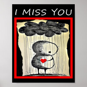 I Miss You Valentine’s Day  Poster