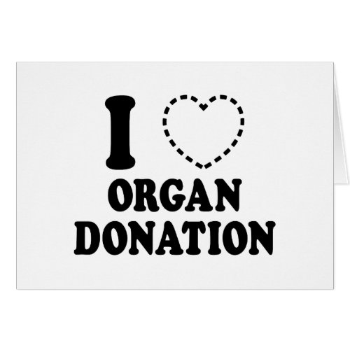 I MISSING HEART ORGAN DONATION CARD