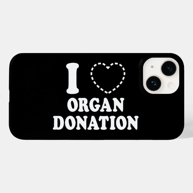 I {MISSING HEART} ORGAN DONATION Case-Mate iPhone CASE (Back (Horizontal))