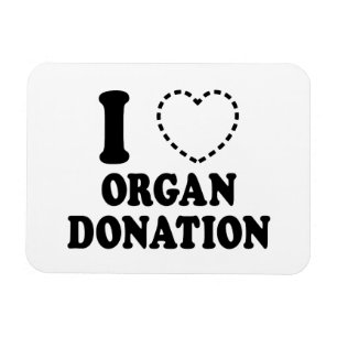 I {MISSING HEART} ORGAN DONATION MAGNET