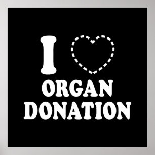 I {MISSING HEART} ORGAN DONATION POSTER