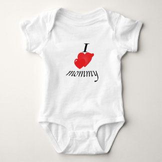 'I ❤️ Mommy' Design for Your Little One’s Outfit Baby Bodysuit