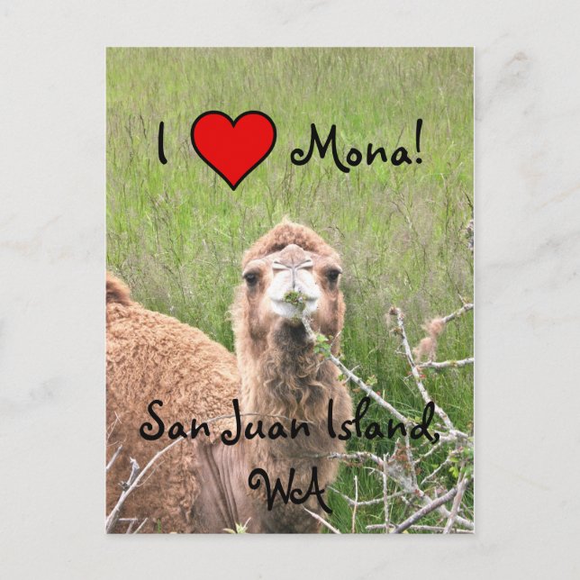 I ♥ Mona! Postcard (Front)