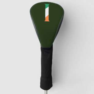 I Monogram overlaid on Irish Flag dct Golf Head Cover