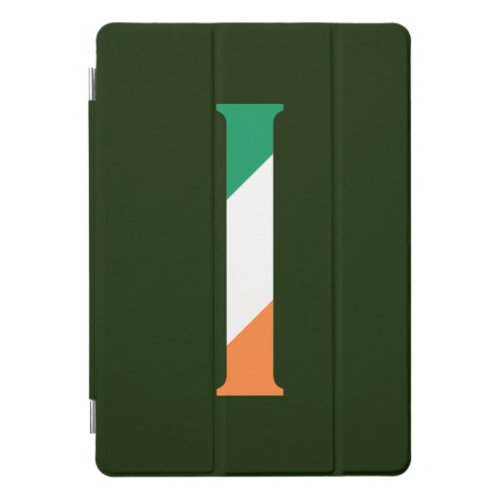 I Monogram overlaid on Irish Flag ipacn iPad Pro Cover