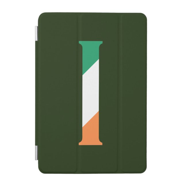 I Monogram overlaid on Irish Flag ipacnt iPad Mini Cover (Front)
