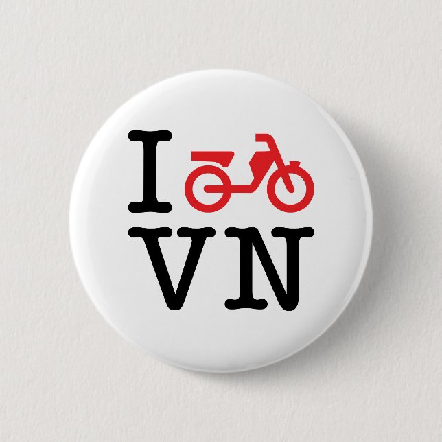 I Motorbike Vietnam Button (Front)