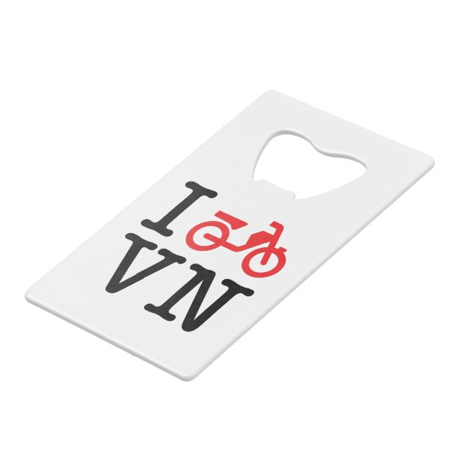 I Motorbike Vietnam Credit Card Bottle Opener (Front Angled)