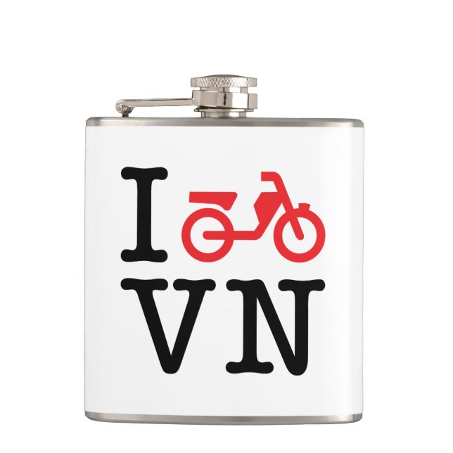 I Motorbike Vietnam Flask (Front)