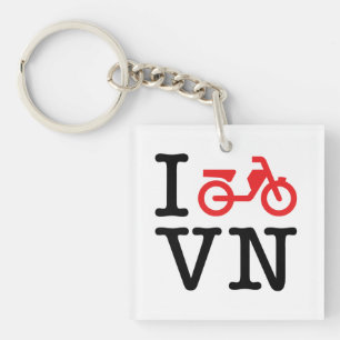 I Motorbike Vietnam Keychain