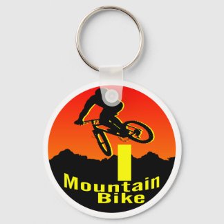 I Mountain Bike Keychain