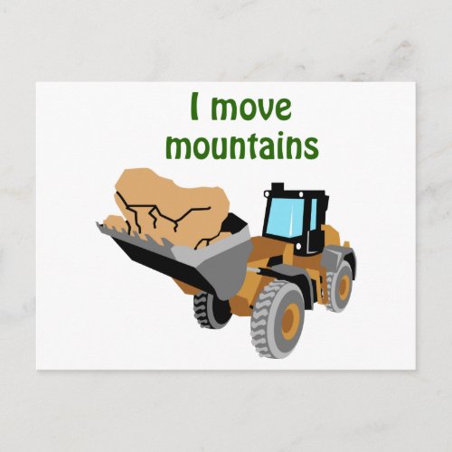I Move Mountains Postcard