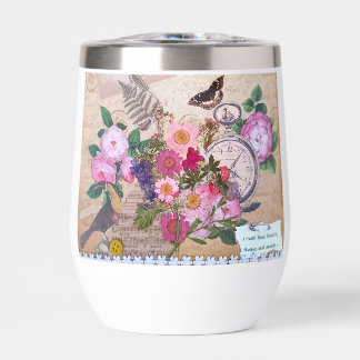 I Must Have Flowers, Monet Thermal Wine Tumbler