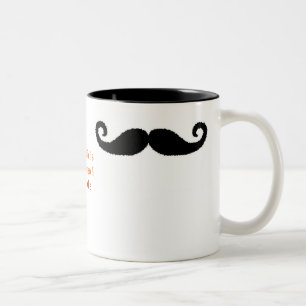 I mustache Two-Tone coffee mug