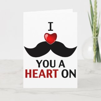 I Mustache You Valentine Cards