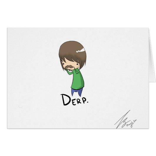 i mustache you a question cards (Front Horizontal)