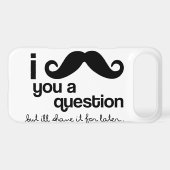 I Mustache You a Question - Case-Mate iPhone Case (Back (Horizontal))