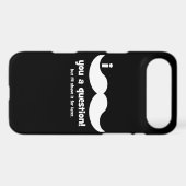 I mustache you a question Case-Mate iPhone case (Back (Horizontal))