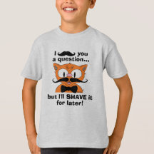 I Mustache You a Question Funny Pun T-Shirt