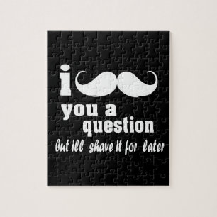 I mustache you a question jigsaw puzzle
