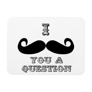 I Mustache You a Question Magnet