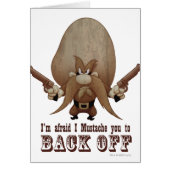 I Mustache You To Back Off (Front)