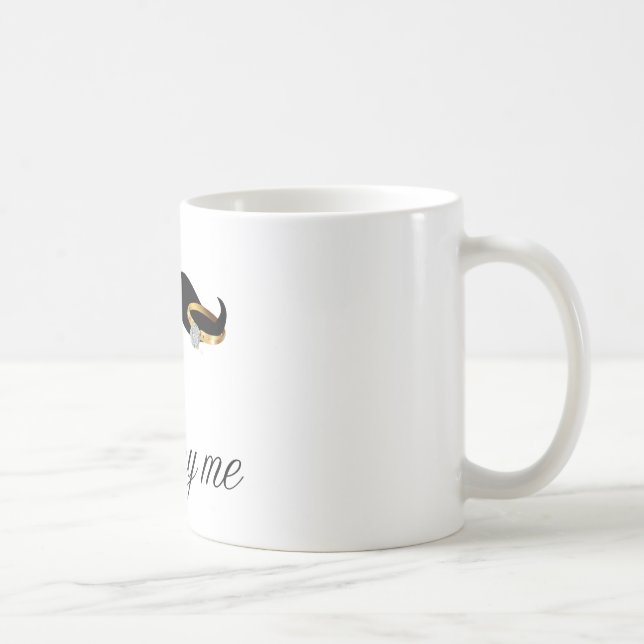 I Mustache you -to Marry Me Coffee Mug (Right)