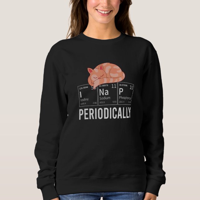 I Nap Periodically Cute Animal Pet Owner  Sleeping Sweatshirt (Front)