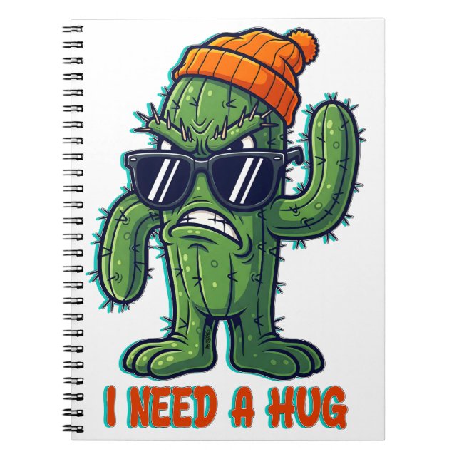 I need a hug notebook (Front)
