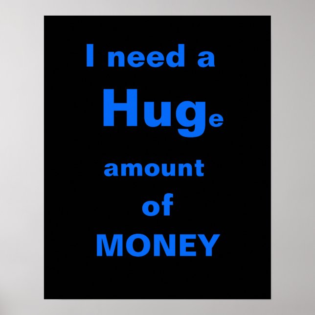 I need a hug poster (Front)