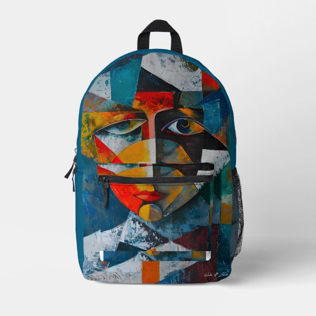 I need a hug printed backpack (Front)
