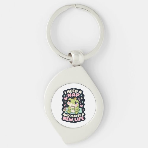 I need a nap and maybe a new life frog humor keychain