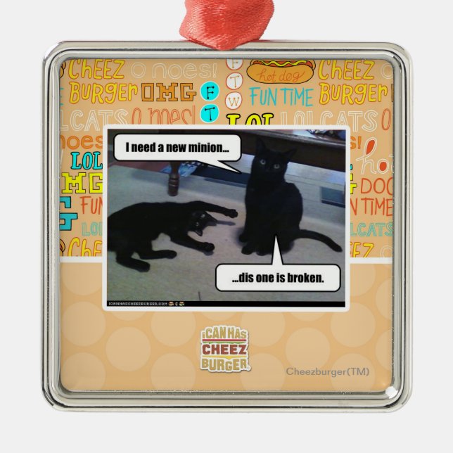 I need a new minion metal ornament (Front)