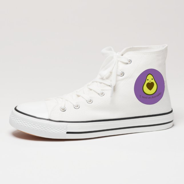 I Need an Avocuddle Cute Kawaii Avocado   Patch (On Shoe Ankle)