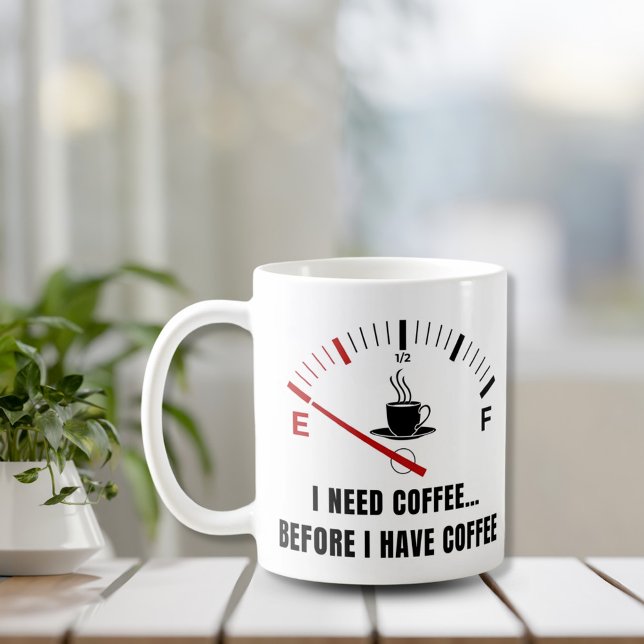 I Need Coffee Before Coffee - Meter Mug (Creator Uploaded)