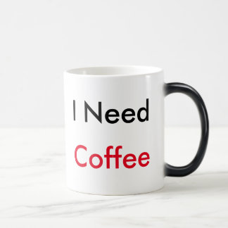 "I Need Coffee" Coffee Mug
